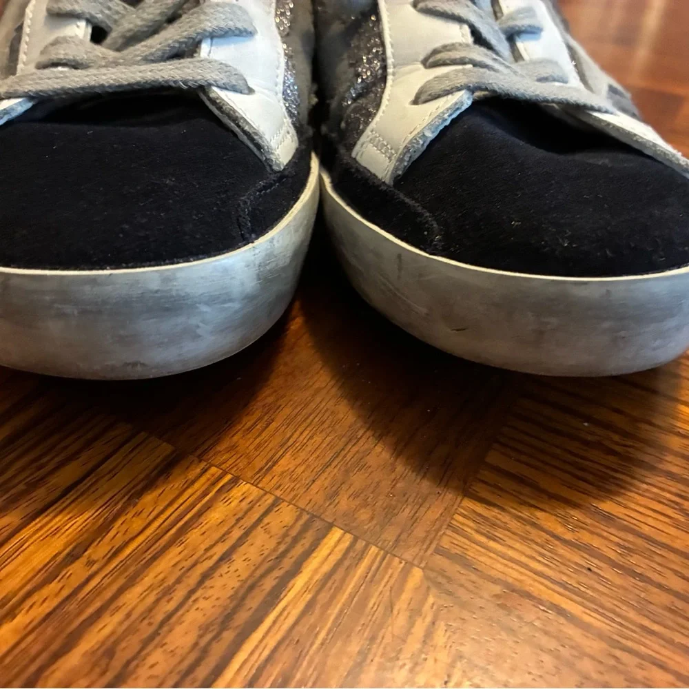 Golden Goose Superstar Sneakers with Glitter Accents - Picture 3 of 11